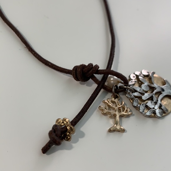 Necklace with Tree Pendant - Picture 3 of 5